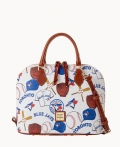 Dooney MLB Blue Jays Zip Zip Satchel BLUE JAYS ID-0EJlVvja Dooney MLB Blue Jays Zip Zip Satchel BLUE JAYS ID-0EJlVvja