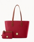 Dooney Pebble Grain Tote With Medium Wristlet Wine ID-0TFAmSkp Dooney Pebble Grain Tote With Medium Wristlet Wine ID-0TFAmSkp