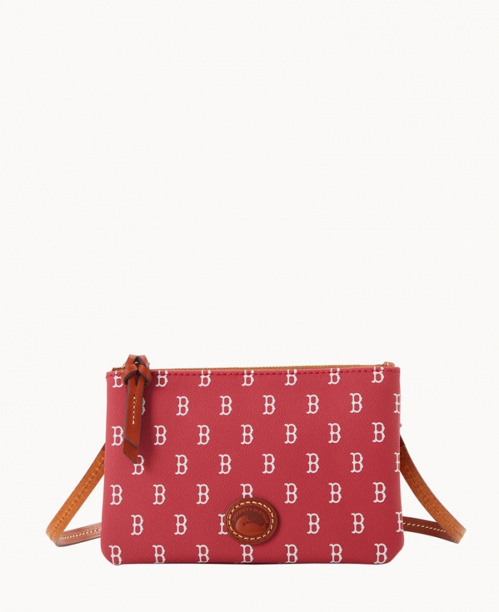 Dooney MLB Red Sox Top Zip Crossbody Red Sox ID-0XKq0pl7