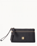 Dooney Saffiano Double Zip Wristlet Black ID-1qwNjC5L Dooney Saffiano Double Zip Wristlet Black ID-1qwNjC5L