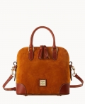 Dooney Suede Domed Satchel Honey ID-2nS82Tp1 Dooney Suede Domed Satchel Honey ID-2nS82Tp1