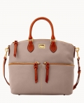 Dooney Dillen Double Pocket Satchel Taupe ID-3CucfGog Dooney Dillen Double Pocket Satchel Taupe ID-3CucfGog