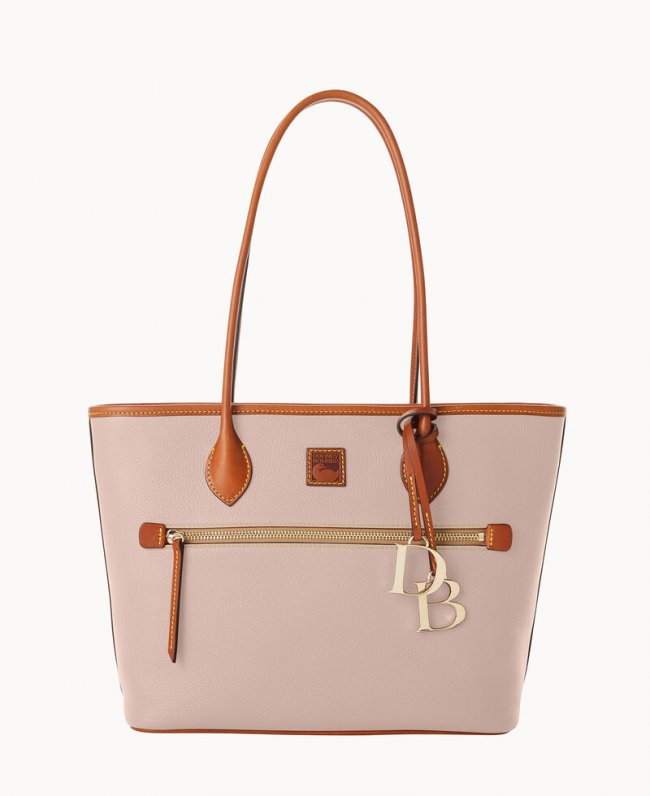Dooney Pebble Grain Tote Oyster ID-3xhTxJSA Dooney Pebble Grain Tote Oyster ID-3xhTxJSA