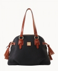 Dooney Pebble Grain Domed Satchel Black ID-3zq21P6n Dooney Pebble Grain Domed Satchel Black ID-3zq21P6n