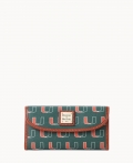 Dooney Collegiate Miami Continental Clutch U OF MIAMI ID-5hV52Lsp Dooney Collegiate Miami Continental Clutch U OF MIAMI ID-5hV52Lsp