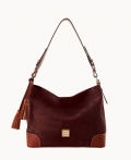 Dooney Suede Large Sac Wine ID-5incEWMF Dooney Suede Large Sac Wine ID-5incEWMF