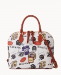 Dooney NFL Ravens Zip Zip Satchel RAVENS ID-5RuQfKpu Dooney NFL Ravens Zip Zip Satchel RAVENS ID-5RuQfKpu