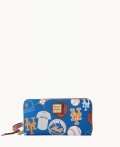 Dooney MLB Mets Large Zip Around Wristlet Mets ID-65X7zVBq Dooney MLB Mets Large Zip Around Wristlet Mets ID-65X7zVBq