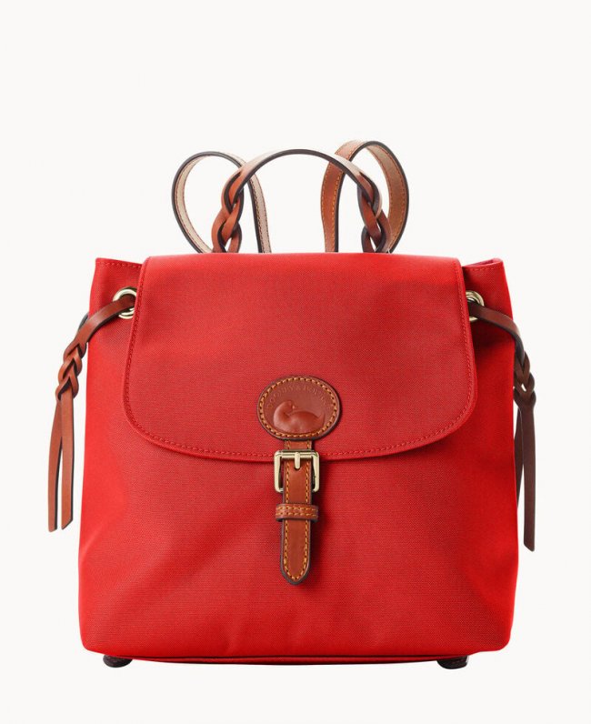 Dooney Nylon Flap Backpack Red ID-6pGdyTHe Dooney Nylon Flap Backpack Red ID-6pGdyTHe