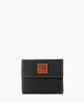 Dooney Pebble Grain Small Flap Credit Card Wallet Black ID-6rAlK1GK Dooney Pebble Grain Small Flap Credit Card Wallet Black ID-6rAlK1GK