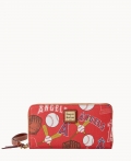 Dooney MLB Angels Large Zip Around Wristlet Angels ID-79o2fMri Dooney MLB Angels Large Zip Around Wristlet Angels ID-79o2fMri