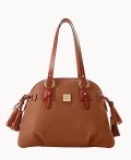 Dooney Pebble Grain Domed Satchel Caramel ID-7dFvf1KF Dooney Pebble Grain Domed Satchel Caramel ID-7dFvf1KF