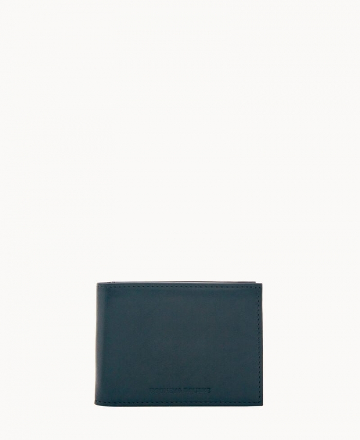 Dooney Florentine Billfold with Train Pass Black ID-7HlUpgS0