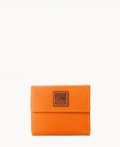 Dooney Pebble Grain Small Flap Credit Card Wallet Clementine ID-7UqBnZp3 Dooney Pebble Grain Small Flap Credit Card Wallet Clementine ID-7UqBnZp3