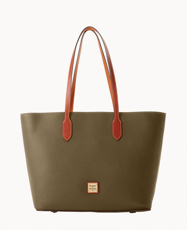 Dooney Pebble Grain Large Tote Olive ID-7xyb8iyf Dooney Pebble Grain Large Tote Olive ID-7xyb8iyf