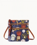 Dooney MLB Brewers N S Triple Zip Crossbody Brewers ID-8AjjiC3f Dooney MLB Brewers N S Triple Zip Crossbody Brewers ID-8AjjiC3f