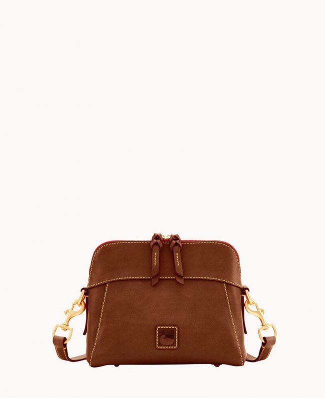Dooney Florentine Cameron Crossbody Chestnut ID-8q9M9l1n