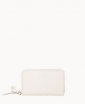 Dooney Henrys Zip Around Wristlet White ID-93n504T3 Dooney Henrys Zip Around Wristlet White ID-93n504T3