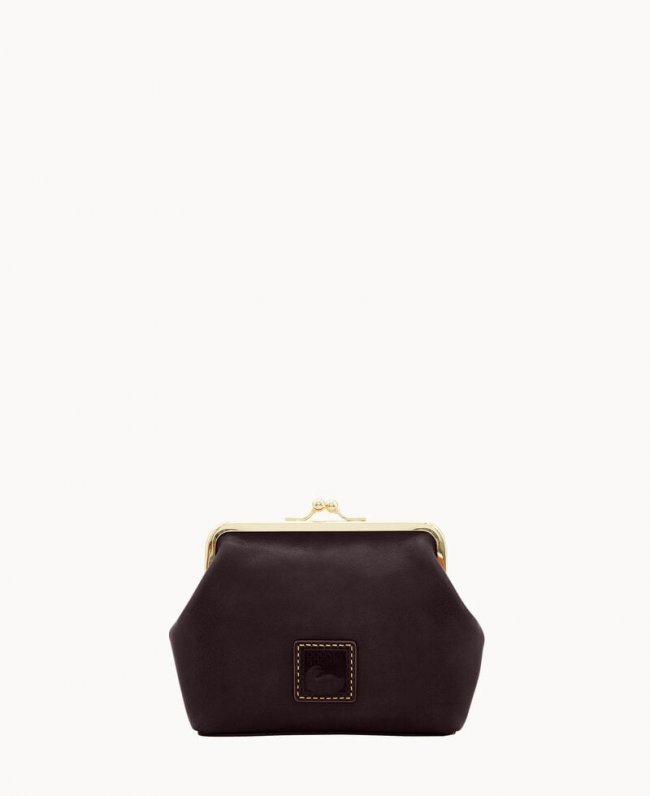 Dooney Florentine Large Framed Purse Brown Tmoro ID-9axARRHB