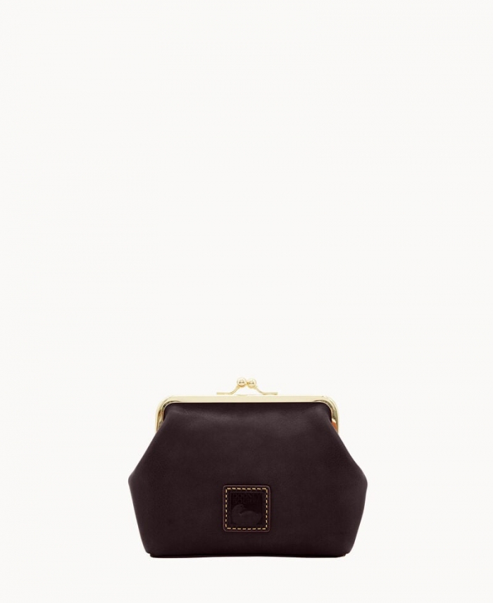Dooney Florentine Large Framed Purse Brown Tmoro ID-9axARRHB