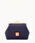 Dooney Pebble Grain Large Framed Purse Midnight Blue ID-A32gtK34 Dooney Pebble Grain Large Framed Purse Midnight Blue ID-A32gtK34