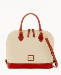 Dooney Pebble Grain Zip Zip Satchel Bone ID-a8k77OxS Dooney Pebble Grain Zip Zip Satchel Bone ID-a8k77OxS