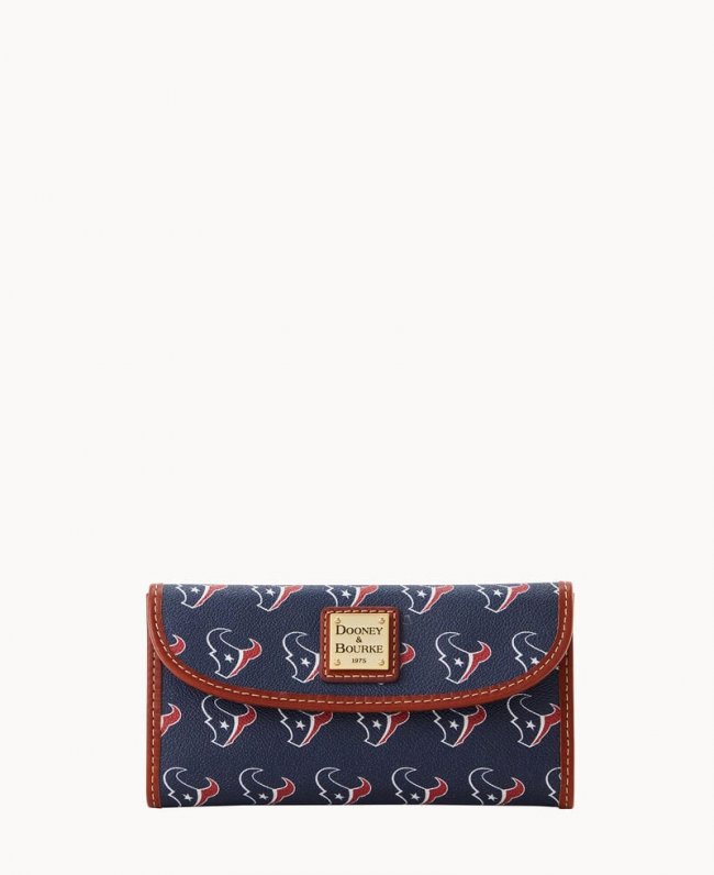 Dooney NFL Texans Continental Clutch TEXANS ID-a90DHj9I