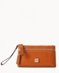 Dooney Saffiano Double Zip Wristlet Natural ID-ALTsMNYf Dooney Saffiano Double Zip Wristlet Natural ID-ALTsMNYf