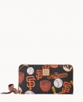 Dooney MLB Giants Large Zip Around Wristlet Giants ID-B6F40Y9t Dooney MLB Giants Large Zip Around Wristlet Giants ID-B6F40Y9t
