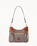 Dooney Pebble Grain Small Hobo Elephant ID-BC596TWu Dooney Pebble Grain Small Hobo Elephant ID-BC596TWu