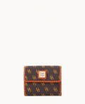 Dooney Gretta Small Flap Credit Card Wallet Brown Tmoro ID-BHiOciiz Dooney Gretta Small Flap Credit Card Wallet Brown Tmoro ID-BHiOciiz