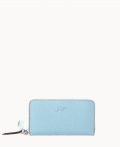 Dooney Henrys Medium Zip Around Wristlet Turquoise ID-BjHyAieH Dooney Henrys Medium Zip Around Wristlet Turquoise ID-BjHyAieH