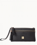 Dooney Pebble Grain Double Zip Wristlet Black Black ID-BKObnB8z Dooney Pebble Grain Double Zip Wristlet Black Black ID-BKObnB8z