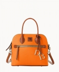 Dooney Pebble Grain Domed Satchel Clementine ID-Br4ahBij Dooney Pebble Grain Domed Satchel Clementine ID-Br4ahBij