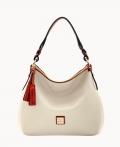 Dooney Pebble Grain Twist Strap Hobo Bone ID-BW63Vp92 Dooney Pebble Grain Twist Strap Hobo Bone ID-BW63Vp92