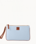 Dooney Pebble Grain Large Wristlet Glacier Blue ID-Byr0OGlr Dooney Pebble Grain Large Wristlet Glacier Blue ID-Byr0OGlr