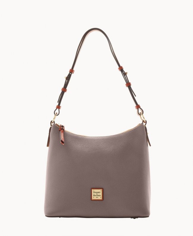 Dooney Pebble Grain Hobo Elephant ID-d3BPu0CJ