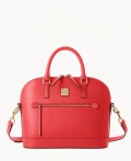 Dooney Saffiano Domed Zip Satchel Tomato ID-DBikZPbX Dooney Saffiano Domed Zip Satchel Tomato ID-DBikZPbX