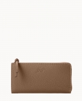 Dooney Henrys Zip Clutch Dark Taupe ID-djFvKzJA Dooney Henrys Zip Clutch Dark Taupe ID-djFvKzJA
