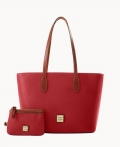 Dooney Pebble Grain Tote With Medium Wristlet Red ID-elNgh5El Dooney Pebble Grain Tote With Medium Wristlet Red ID-elNgh5El