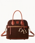 Dooney Suede Domed Satchel Brown Tmoro ID-FcmTPsKw Dooney Suede Domed Satchel Brown Tmoro ID-FcmTPsKw