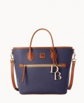 Dooney Pebble Grain Handle Tote Midnight Blue ID-FGJDjLf3 Dooney Pebble Grain Handle Tote Midnight Blue ID-FGJDjLf3