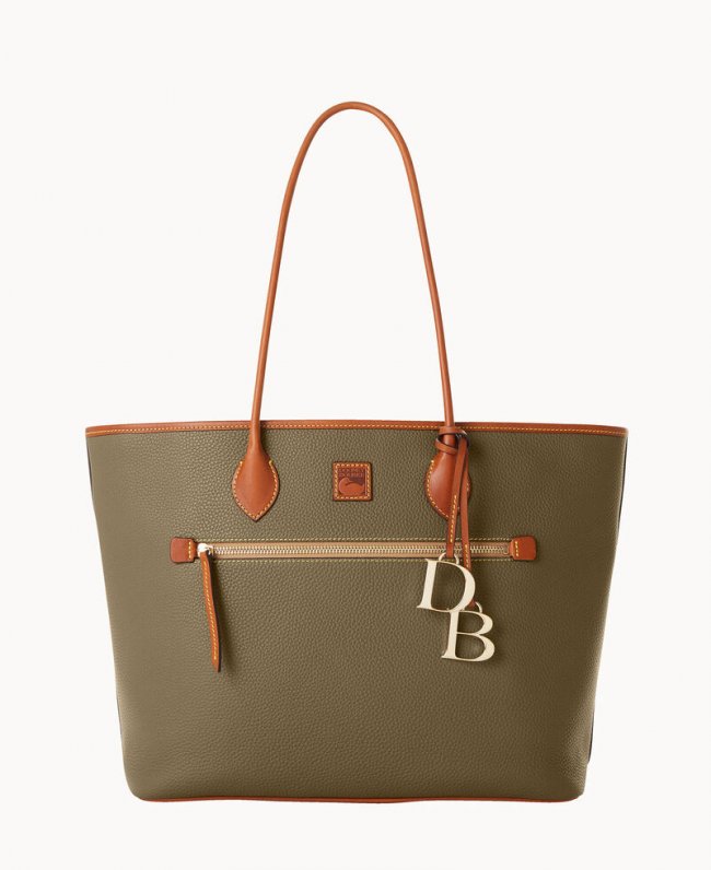 Dooney Pebble Grain Large Tote Olive ID-fkEyIJRN Dooney Pebble Grain Large Tote Olive ID-fkEyIJRN