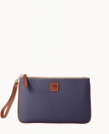 Dooney Pebble Grain Large Wristlet Midnight Blue ID-fp1nZCSI Dooney Pebble Grain Large Wristlet Midnight Blue ID-fp1nZCSI