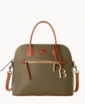 Dooney Pebble Grain Large Domed Satchel Olive ID-G5Tydy2L Dooney Pebble Grain Large Domed Satchel Olive ID-G5Tydy2L