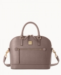 Dooney Saffiano Domed Zip Satchel Taupe ID-GCTDRPVr Dooney Saffiano Domed Zip Satchel Taupe ID-GCTDRPVr