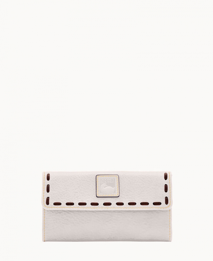 Dooney Florentine Continental Clutch Ecru ID-ggBb1B9C