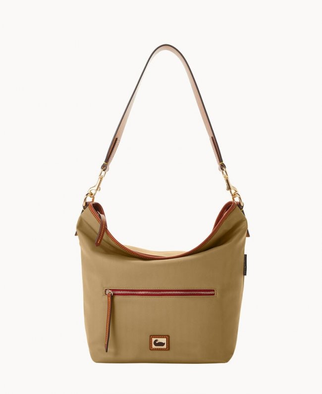 Dooney Wayfarer Hobo Taupe ID-hIDiLFDk