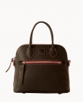 Dooney Florentine Domed Satchel Brown Tmoro ID-hMkBrBlE Dooney Florentine Domed Satchel Brown Tmoro ID-hMkBrBlE