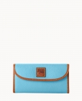 Dooney Pebble Grain Continental Clutch Sky Blue ID-hz524kFJ Dooney Pebble Grain Continental Clutch Sky Blue ID-hz524kFJ